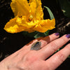 Black onyx Art Deco Ring Pointed - The Hirst Collection