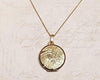 Vintage Gold Locket Round Gold Plated - The Hirst Collection