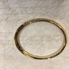 Shine... we are all stars and deserve to twinkle... gold tone metal Bangle Bracelet - The Hirst Collection