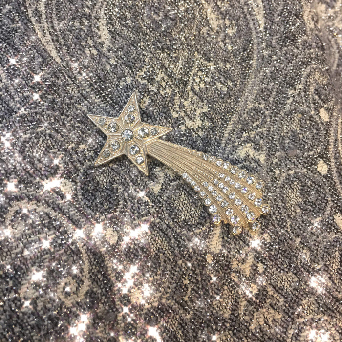 Shooting Star silver brooch - The Hirst Collection