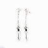 Hexagon Black Onyx Earrings - The Hirst Collection