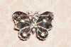 Butterfly Brooch Silver Marcasite Pendant Necklace - The Hirst Collection