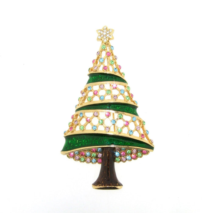 Christmas Tree Brooch by Cristobal London - The Hirst Collection