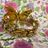 Askew London Butterfly Clamper Bracelet Opaline Crystal - The Hirst Collection