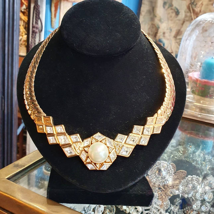 Christian Dior Accessories Necklace 2Set Gold Tone Auth am4822 Metal  ref.1019114 - Joli Closet