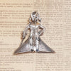 Little Prince Brooch Silver Marcasite Garnet eyes - The Hirst Collection