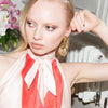 Glass Pearl & Crystal Shell Chandelier Clip On Earrings - The Hirst Collection