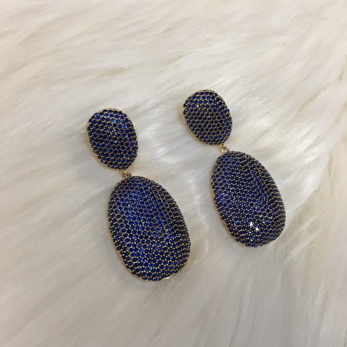 Sapphire Blue Earrings Iolite by JCM - The Hirst Collection