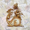 Kirks Folly Brooch Angel Cupid Snail  Dragonfly Vintage - The Hirst Collection