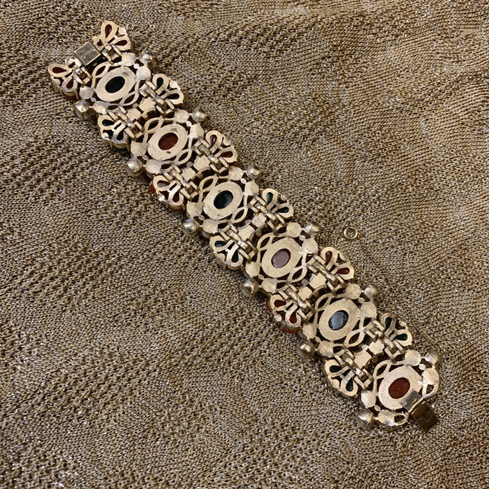 Trifari Bracelet Vintage 1960s Kashmir Collection - The Hirst Collection