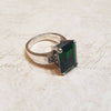 The Duchess Solitaire Emerald Green Ring - The Hirst Collection