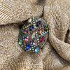 Multi coloured Statement Ring By Frangos Crystal - The Hirst Collection