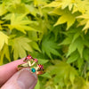 Toadstool Open Ring by Bill Skinner Mushroom Red Enamel - The Hirst Collection