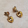 Strawberry Earrings Enamel Gold by Bill Slinner - The Hirst Collection