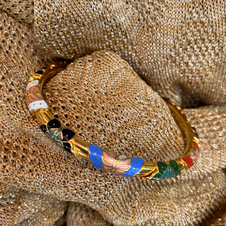 Butterfly Bangle Gold Plated - The Hirst Collection