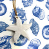 White Starfish Pendant Necklace by AndMary Porcelaine - The Hirst Collection