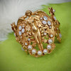 Askew London pearl Bracelet  fantasy Art Nouvau style clamper - The Hirst Collection