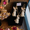 Unicorn Bunny White Rabbit Pendant - The Hirst Collection
