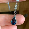 Sapphire Blue Crystal Vintage Necklace - The Hirst Collection