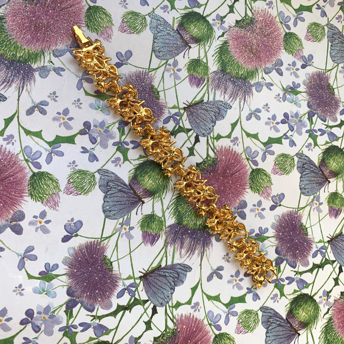 multicoloured floral enamel bracelet by Sardi - The Hirst Collection