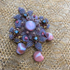 Stanley Hagler Brooch Purple Lilac - The Hirst Collection