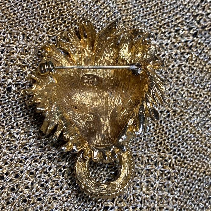 Lion Brooch by Grosse 1969 - The Hirst Collection