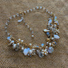 Askew London Opal Crystal Pearl Necklace Gold Signed - The Hirst Collection