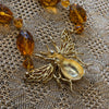 Bee Necklace Amber Glass by Bill Skinner - The Hirst Collection