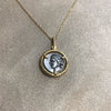 Charm coin pendant necklace Roman style - The Hirst Collection