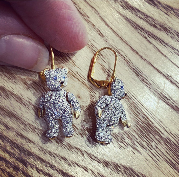 Teddy Bear Earrings by Bill Skinner - The Hirst Collection