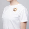 Starburst Gold Brooch by Bill Skinner - The Hirst Collection