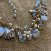Askew London Opal Crystal Pearl Necklace Gold Signed - The Hirst Collection
