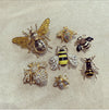 Enamel Bumble Bee Brooch Black Yellow - The Hirst Collection