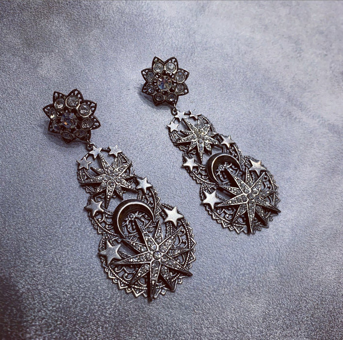 Askew London Star Earrings silver plated - The Hirst Collection