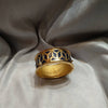 Yves Saint Laurent Vintage gold blue  art deco style bracelet - The Hirst Collection