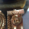 Christian Dior Earrings vintage rope gold clip on - The Hirst Collection