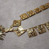 Vintage Aztec style Necklace Gold plated - The Hirst Collection