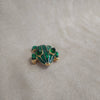 Green Enamel Frog Brooch by KJL - The Hirst Collection