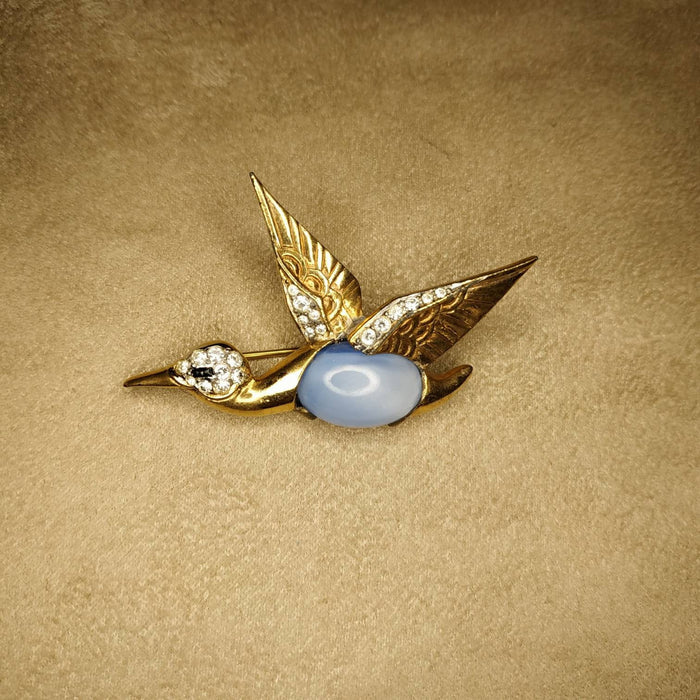 Boucher Bird Brooch Jelly Belly - The Hirst Collection