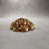Vintage Lanvin Gold chunky Brooch  Statement Large Designer - The Hirst Collection