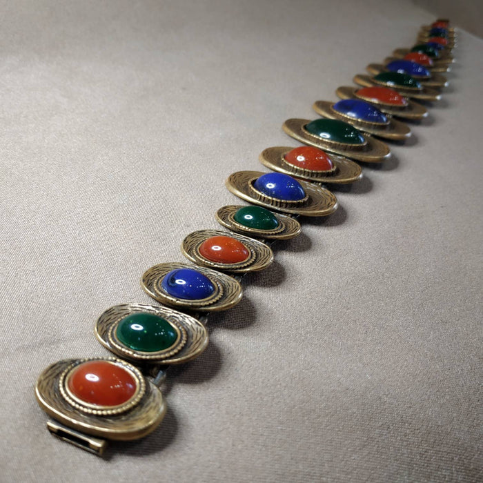 MultiColoured Les Bernard Vintage Necklace - The Hirst Collection