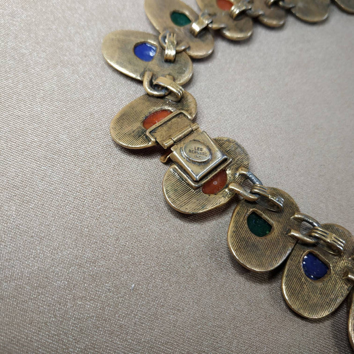 MultiColoured Les Bernard Vintage Necklace - The Hirst Collection