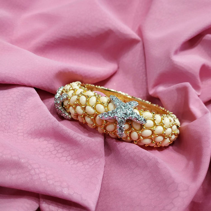 Pink Starfish Bracelet by Kenneth Jay Lane - The Hirst Collection