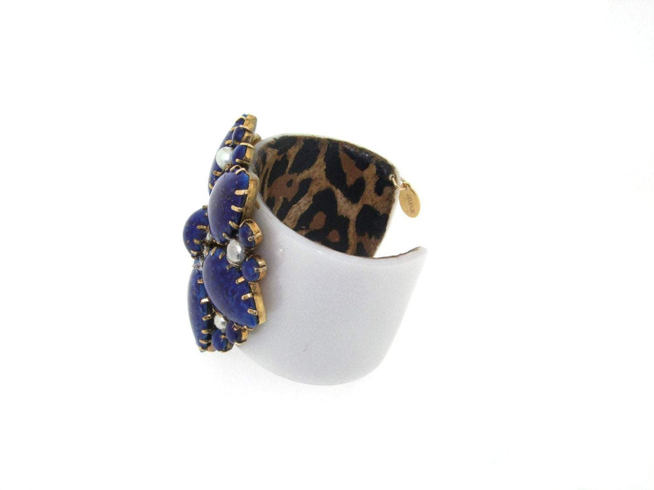 Vintage Lapis Bracelet Milk White by Katherine Alexander - The Hirst Collection