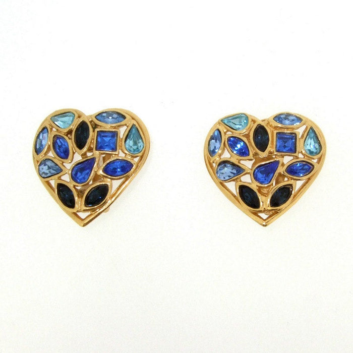 Vintage ysl deals clip earrings