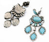 Chandelier Turquoise earrings - The Hirst Collection