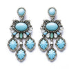 Chandelier Turquoise earrings - The Hirst Collection