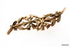 Vintage Trifari Brooch Yellow Crystal Pin - The Hirst Collection