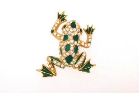 Green Frog Brooch - The Hirst Collection