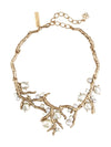 Pearl  Necklace Gold Statement Twigs - The Hirst Collection